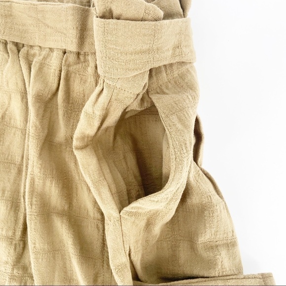 NWT GOOD LUCK GEM High Waist Paperbag Olive Shorts XL - Picture 4 of 7